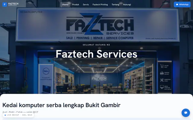 Faztech Services computer shop, Bukit Gambir